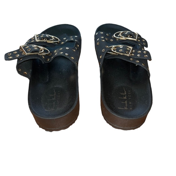 Nicole Miller Women’s Zolar Double Buckle Strap Sandals Size 9/10 - Picture 2 of 6